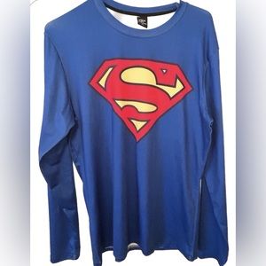🦸‍♂️Superman Jersey Gym Wear - XL